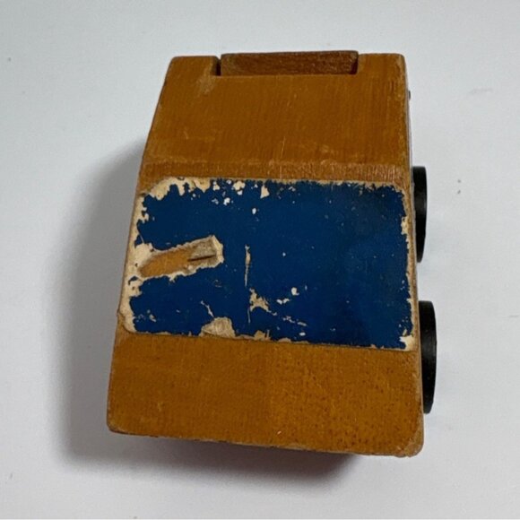 Wooden Putt Putt Toy Car From Korea Vintage 1971 Mattel - Picture 2 of 8